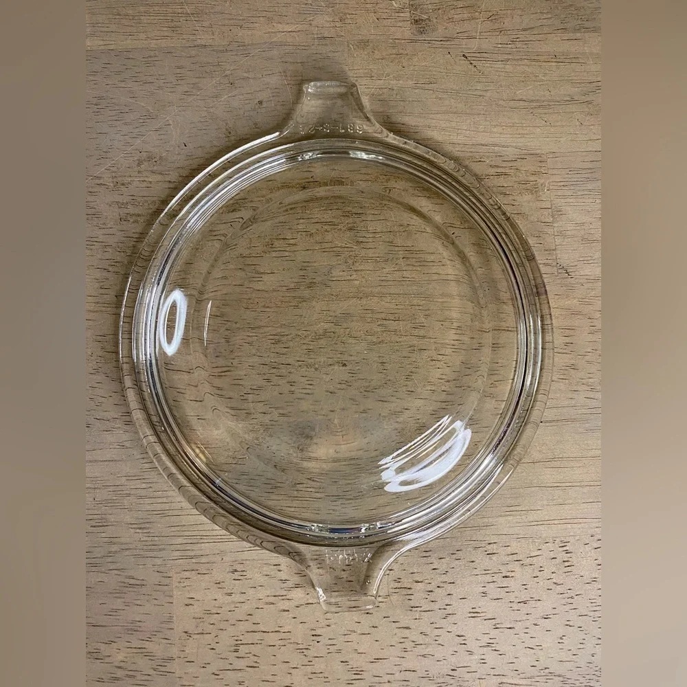 Vintage Pyrex 631-C‎ 24 Casserole Lid Clear Glass Pyrex Replacement Lid